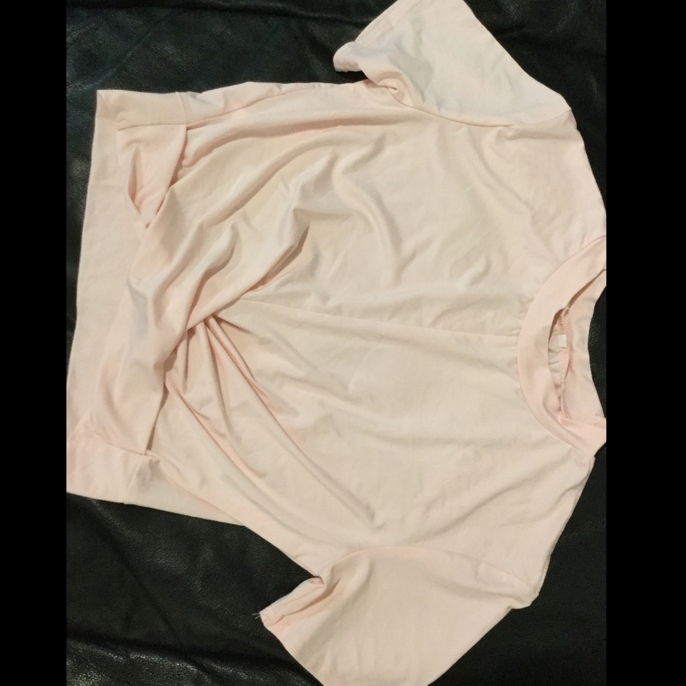 Light pink crop top